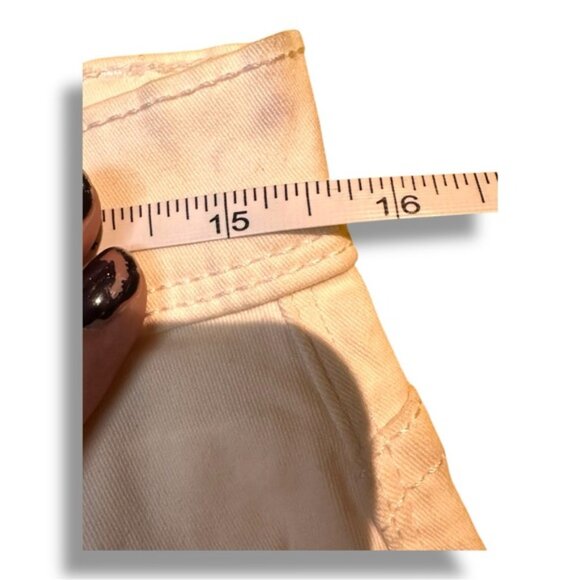 Women’s 10 GLO Gloria Vanderbilt White High Rise Ankle Crop Jeans - Picture 6 of 8